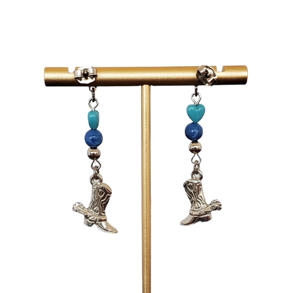 Avon Cowboy Boot Earrings - Picture 3 of 4